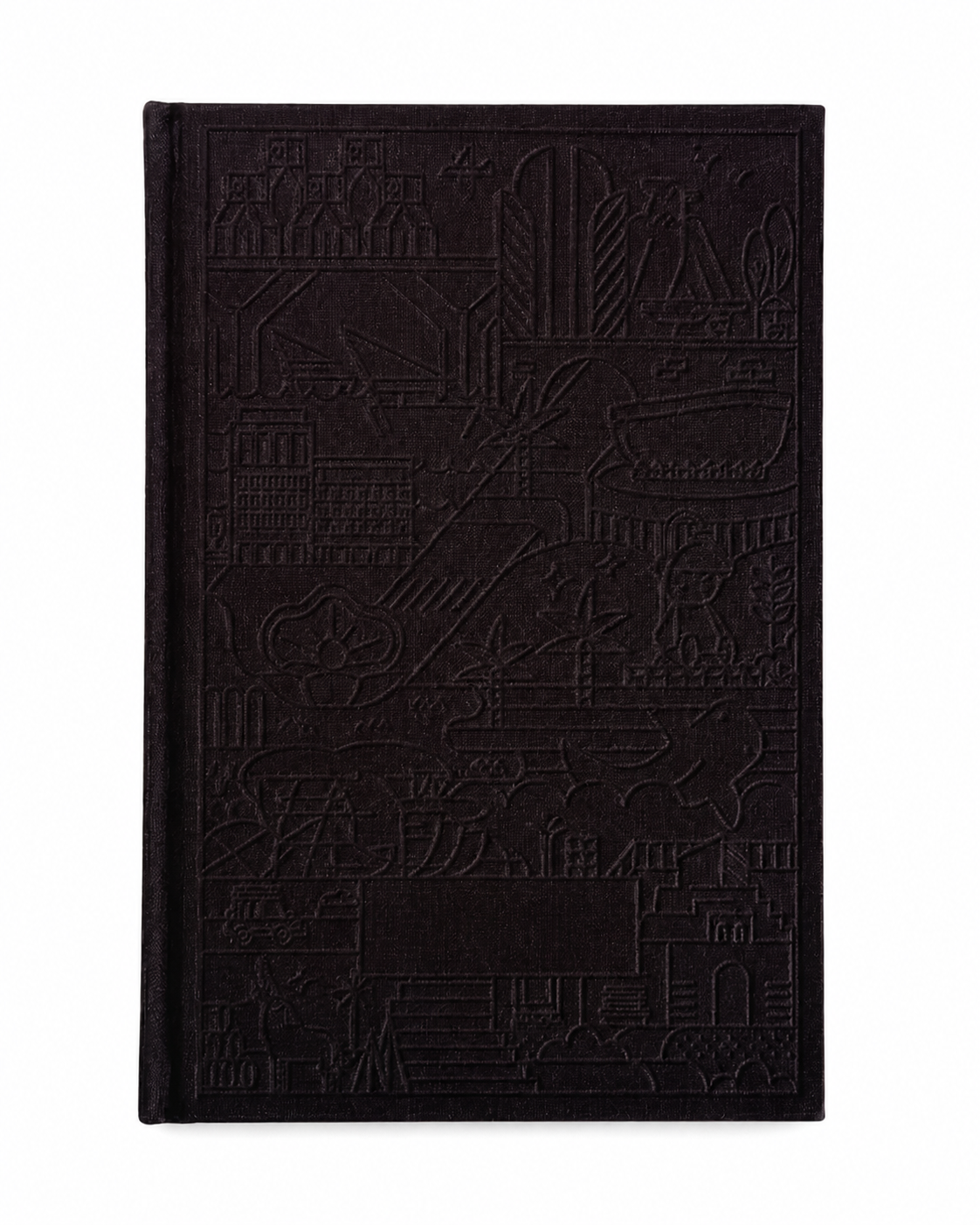 Doha Lines Notebook - Espresso Brown