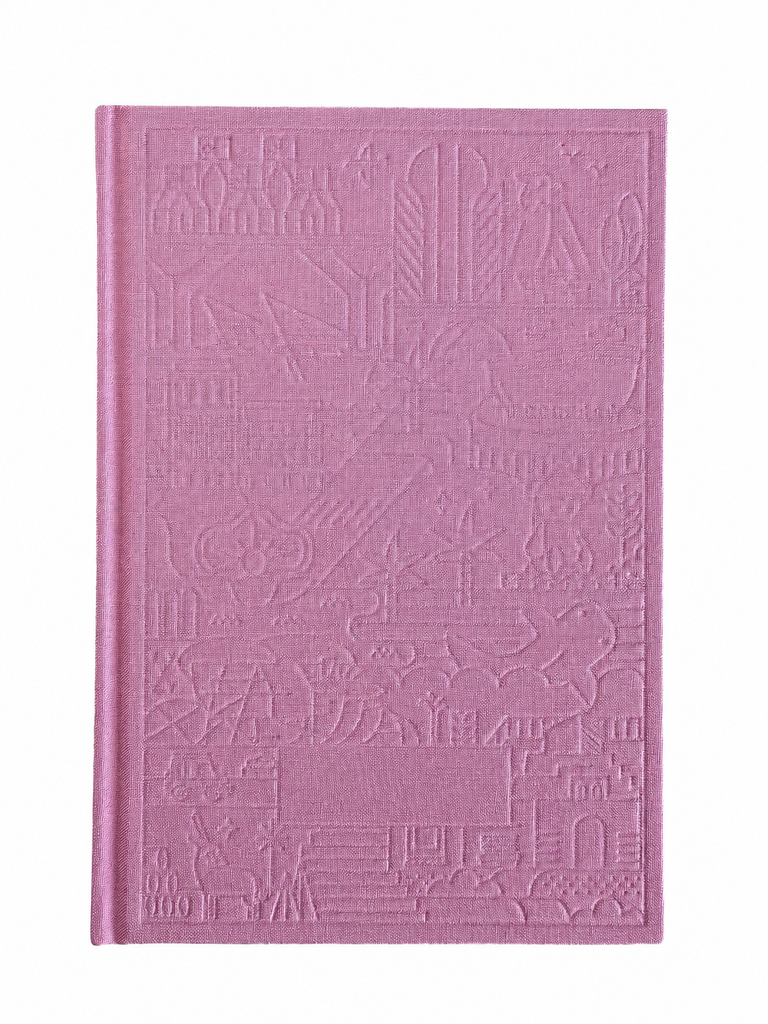 Doha Lines Notebook - Blush Pink